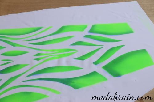How to paint a supplex with an airbrush and brushes through a stencil