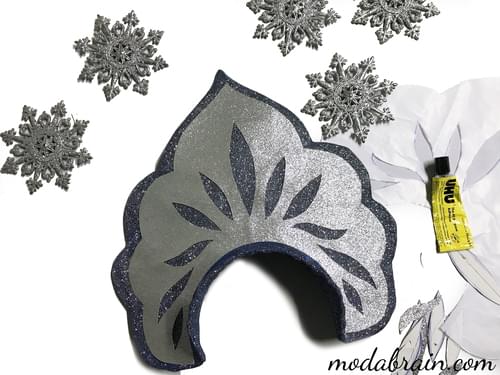 Cómo hacer: Kokoshnik de Año Nuevo para la doncella de nieve