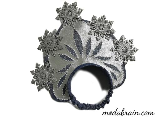 How to make: New Year’s kokoshnik for the Snow Maiden