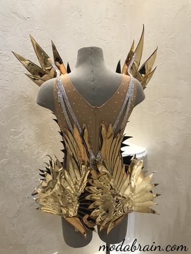 Wie man näht: Golden Mirrored Bodysuit